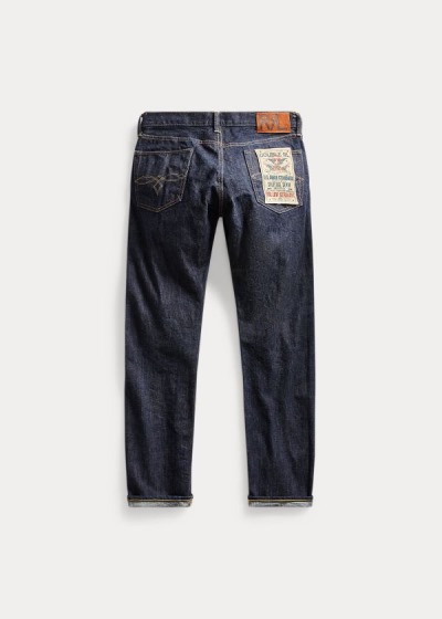 Jeans Ralph Lauren Hombre Azules Azules - Low Straight Once-Washed - YLBVI6207